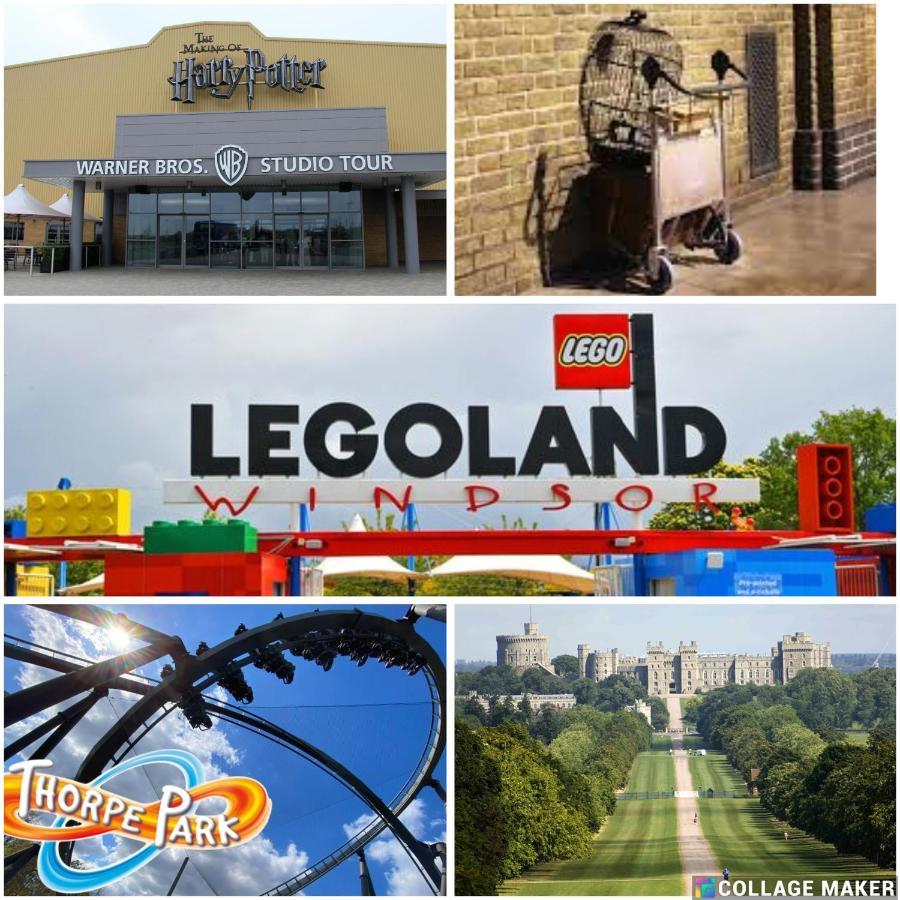 Royal Brick Home - Sleeps 5 To 6 - No Ulez - Tube Nearby - Free Parking - Lego Themed Slough Exteriér fotografie